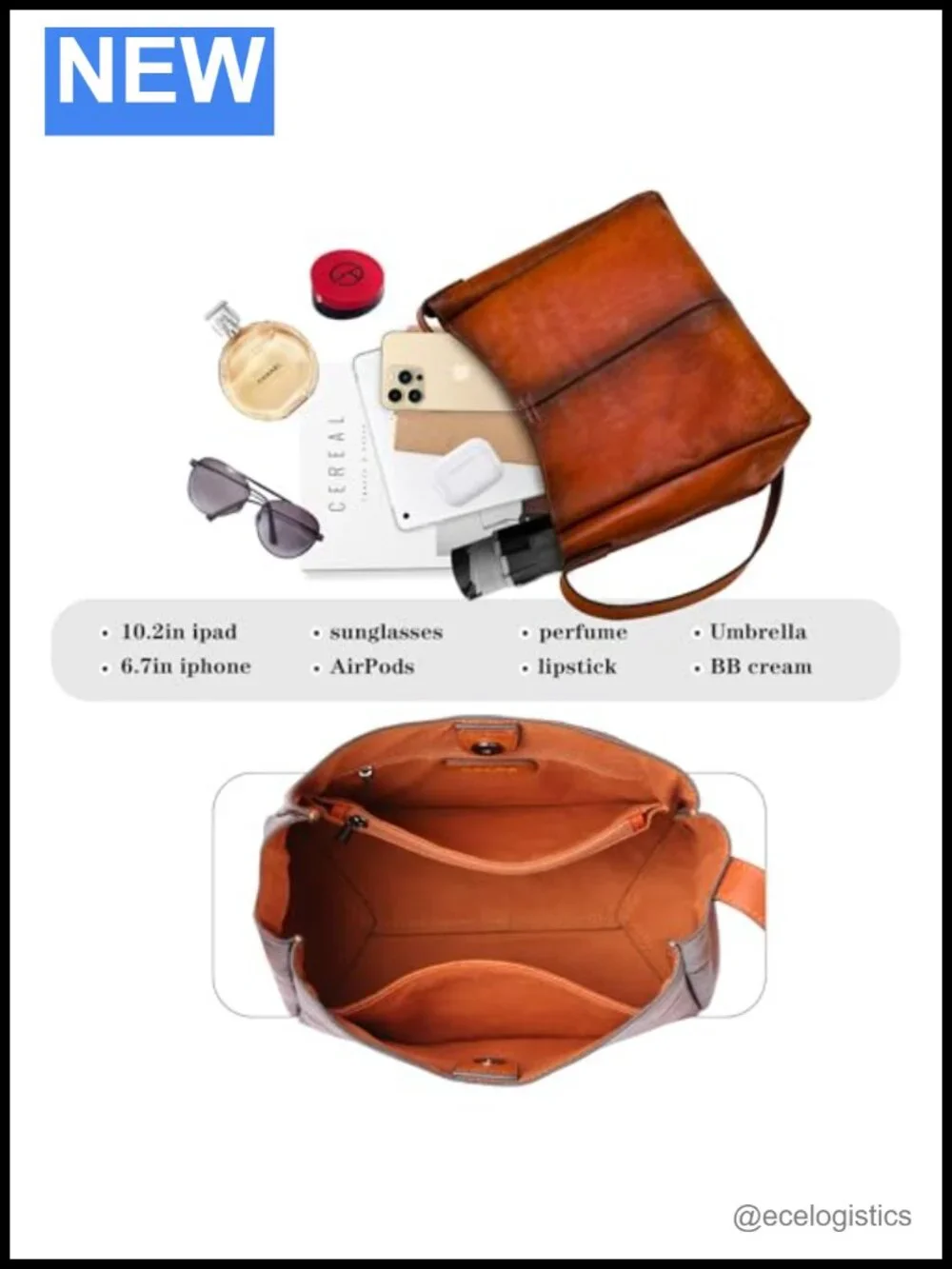 Genuine Leather Hobo Shoulder Crossbody Purse for Women
